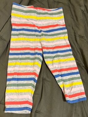 Mini Boden Striped Capri Leggings Set